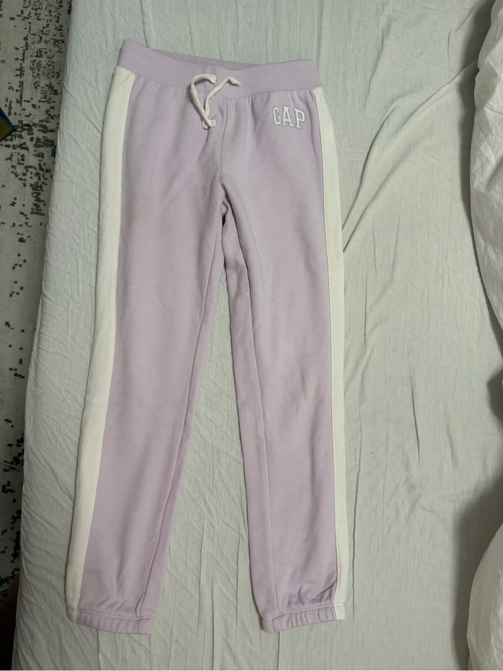 GAP set   Girls' Light Lavender Hoodie with White Logo
